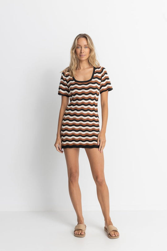 VENICE KNIT MINI DRESS