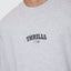 Victory Embro Box Fit Oversize Cropped Contrast Stitch Tee - ThrillsTA26-174G-Snow Marle-S