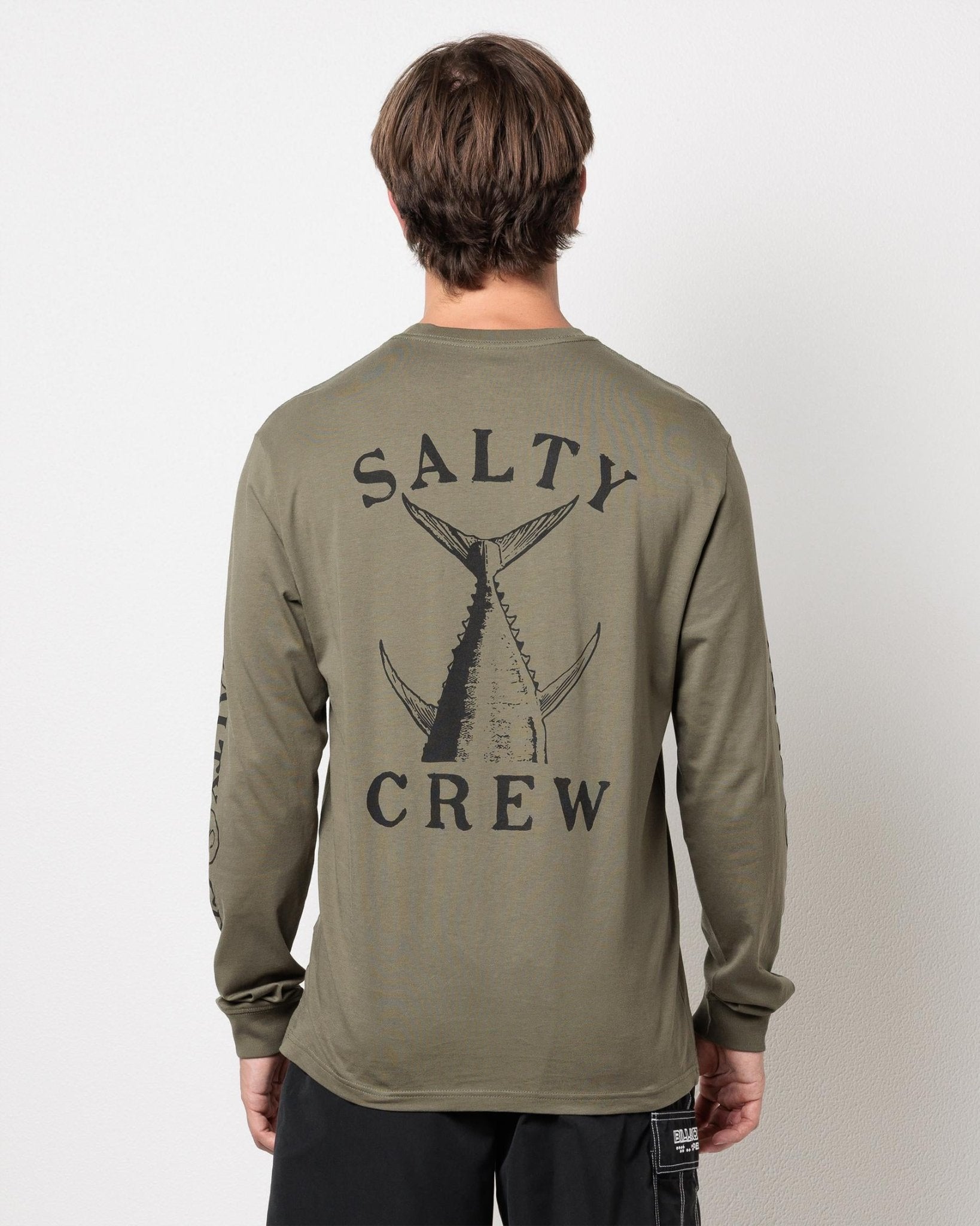 VINTAGE TAIL CLASSIC LS TEE - Salty CrewSCM64100-DUSTY OLIVE-S