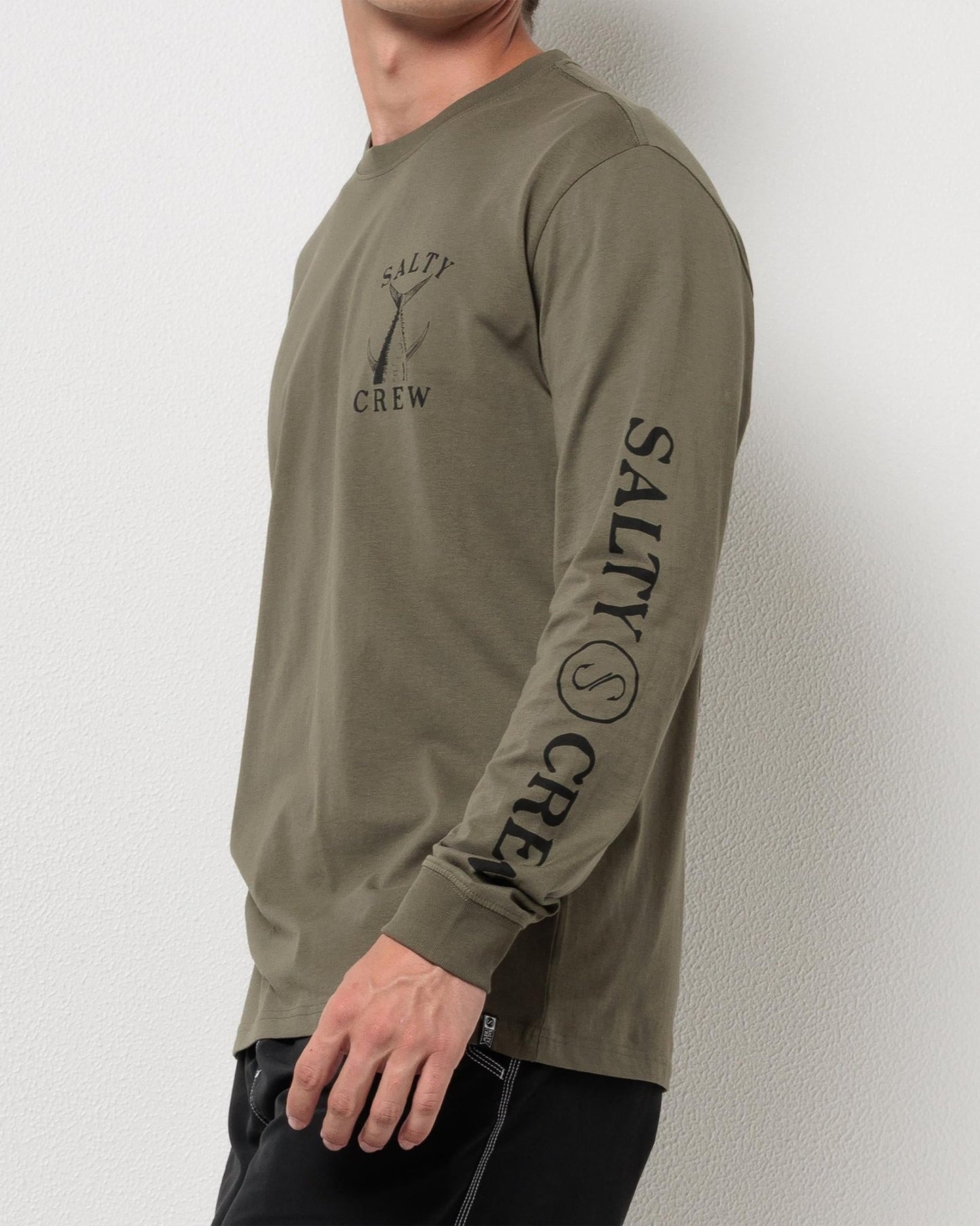 VINTAGE TAIL CLASSIC LS TEE - Salty CrewSCM64100-DUSTY OLIVE-S