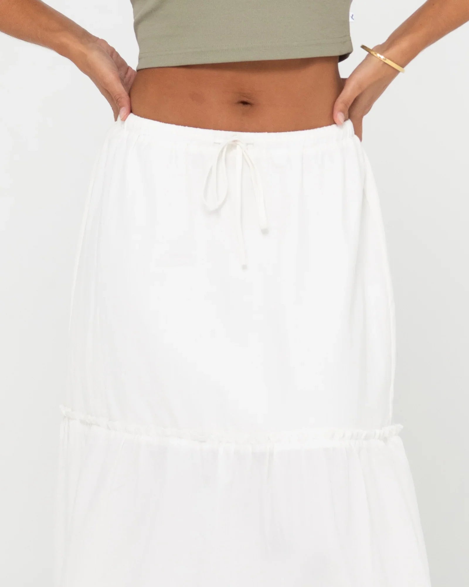 Violetta Low Rise Maxi Skirt - RustySKL0631 - SNW - Snow - 10