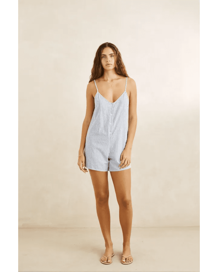 VISTA STRIPE ADJUSTABLE ROMPER -Rhythm0726W-JS03-BLUE-6