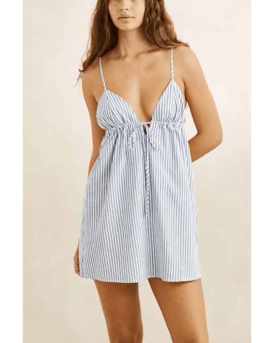 VISTA STRIPE MINI DRESS