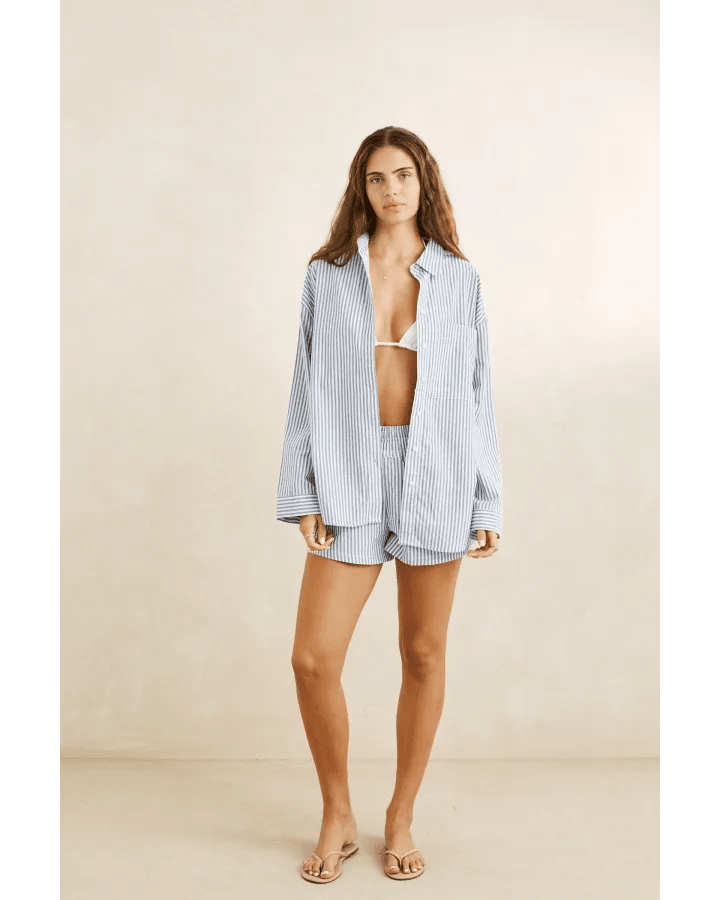 VISTA STRIPE OVERSIZED SHIRT -Rhythm0726W-OS05-BLUE-8