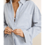 VISTA STRIPE OVERSIZED SHIRT -Rhythm0726W-OS05-BLUE-8