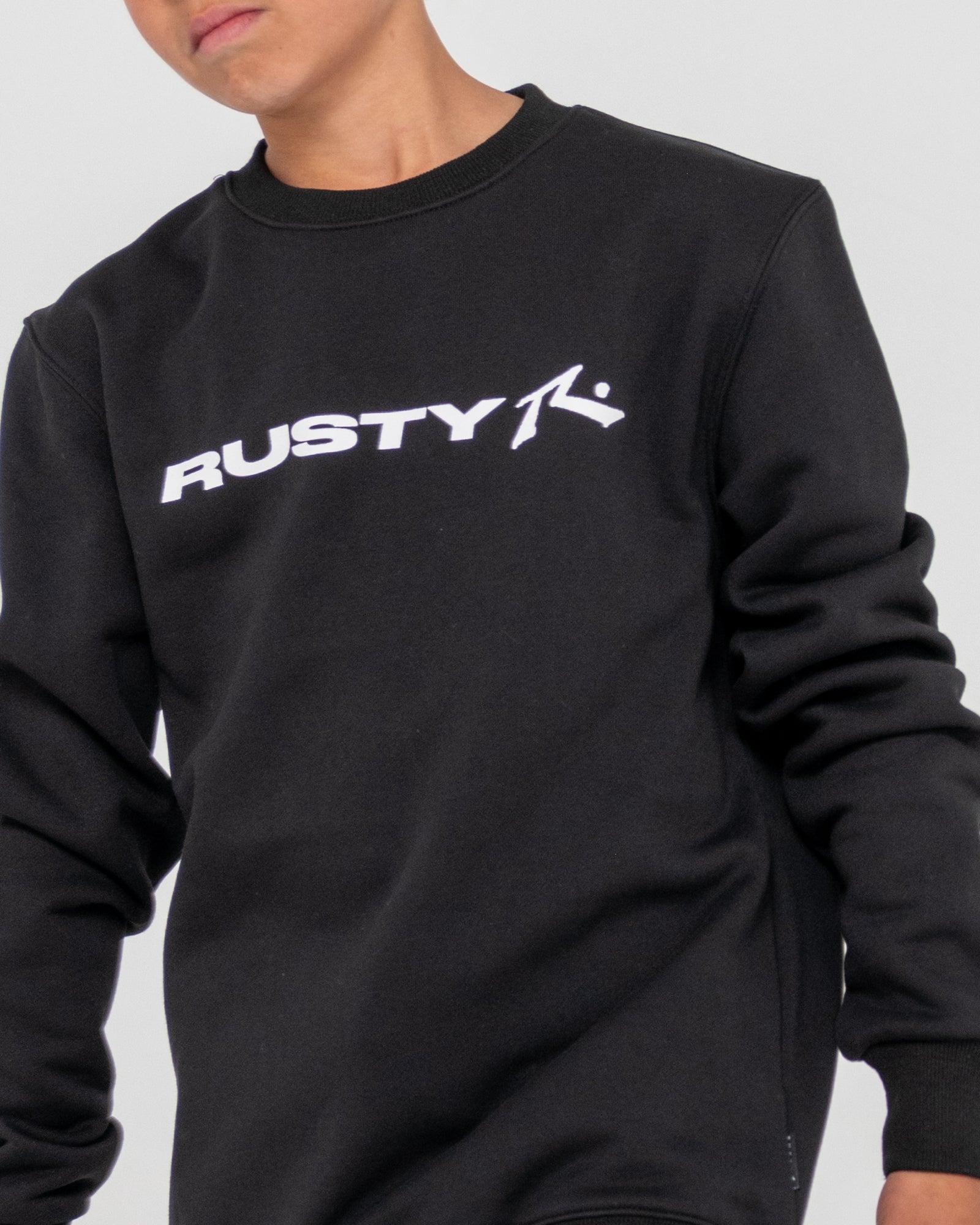VITAL 2.0 RUSTY CREW NECK BOYS - RustyFTB0311 - BLACK - 10