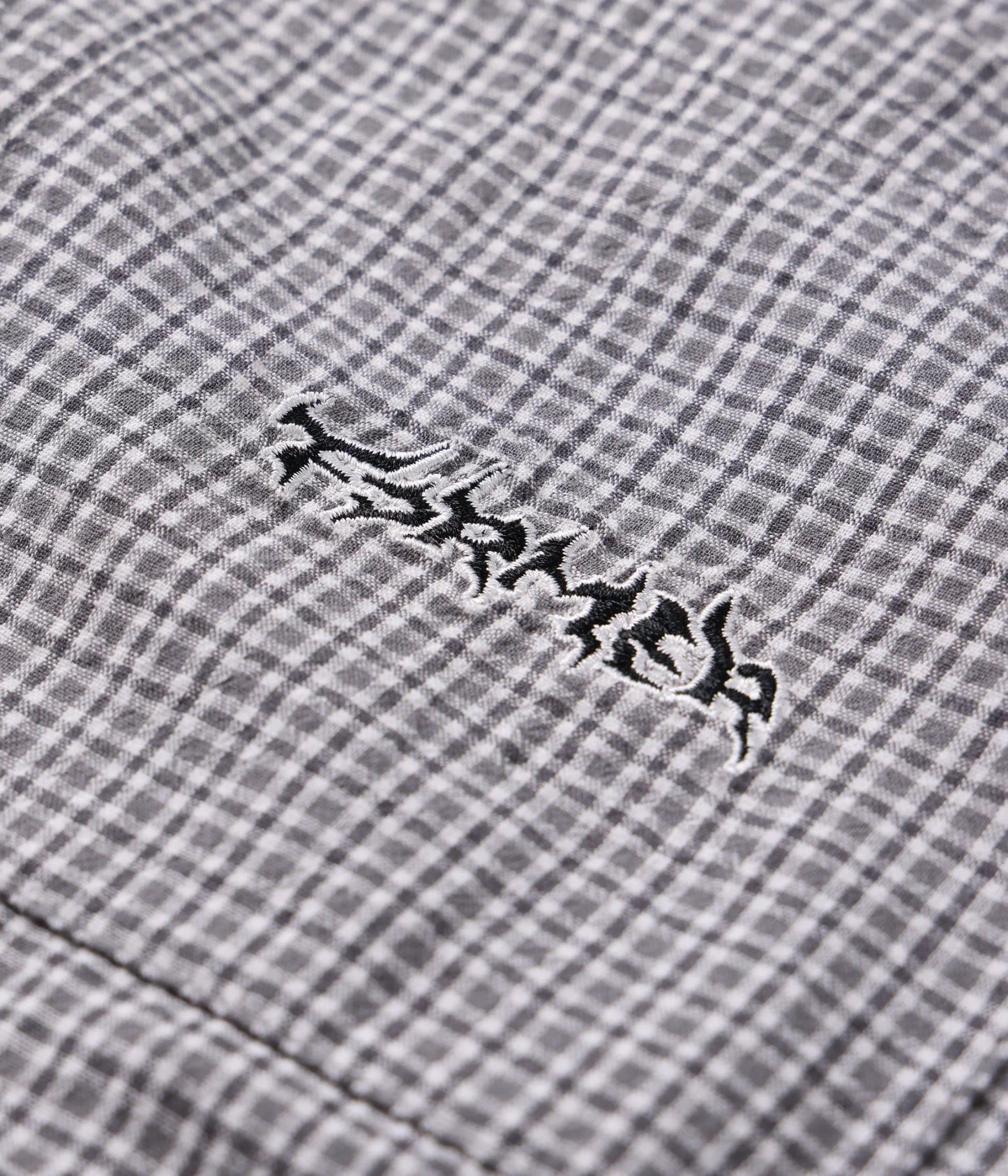 VIVIAN CHECK SS SHIRT - FormerFSH-25401-BLACK-S