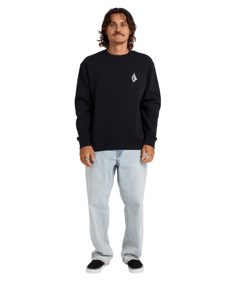 VOLOGO CREW FLEECE - VolcomA4602675-BLACK-S