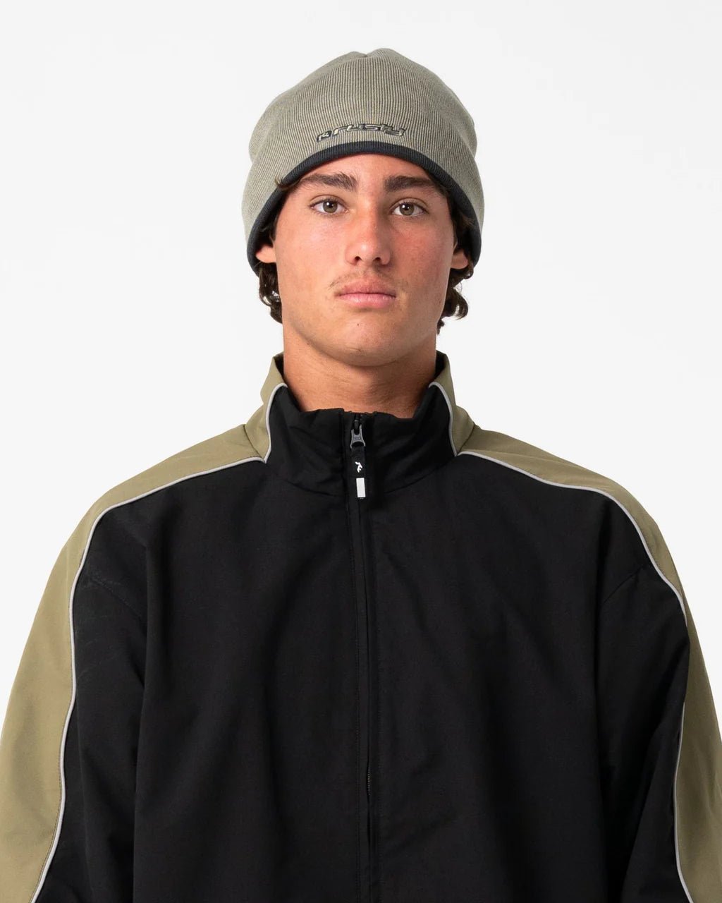 VORTEX REVERSIBLE BEANIE - RustyHBM0490-ABBEY STONE-OSFM