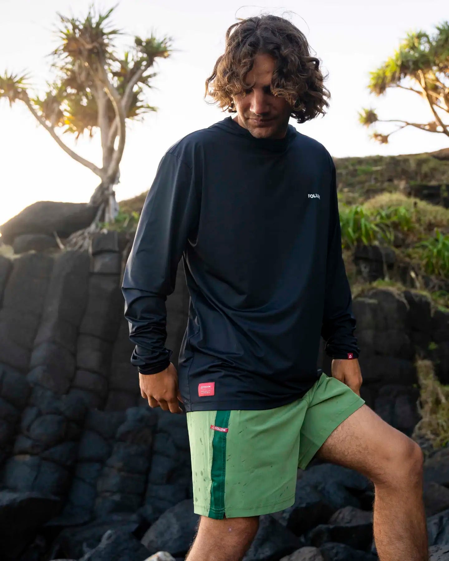 Water Boardie - FollowFE02608 - Olive - XS/28