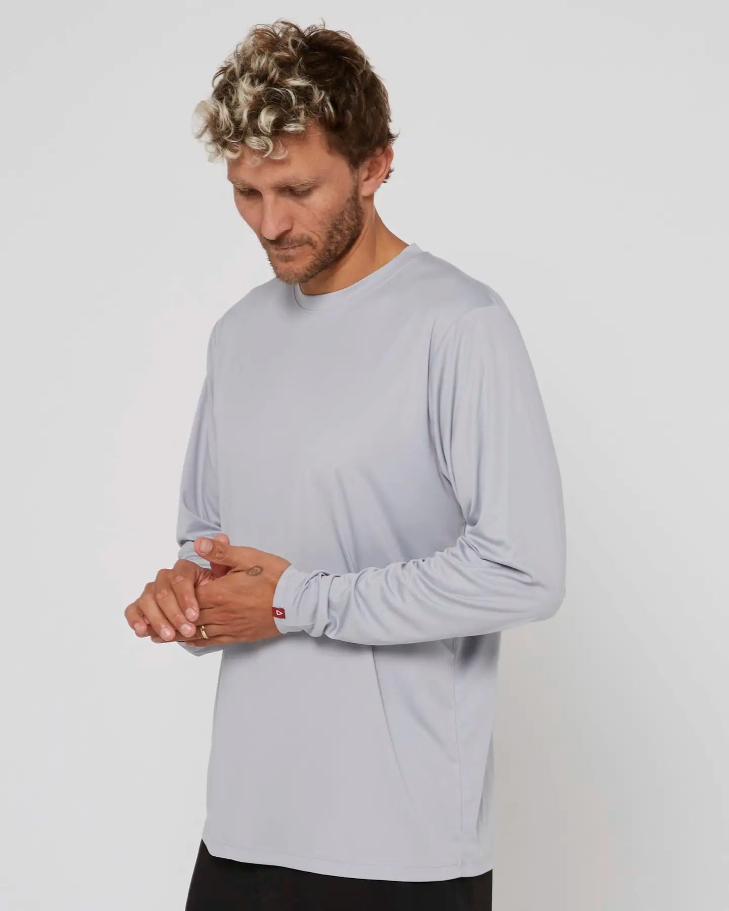 Water Tee L/S - FollowFE04416 - Light Grey - XS