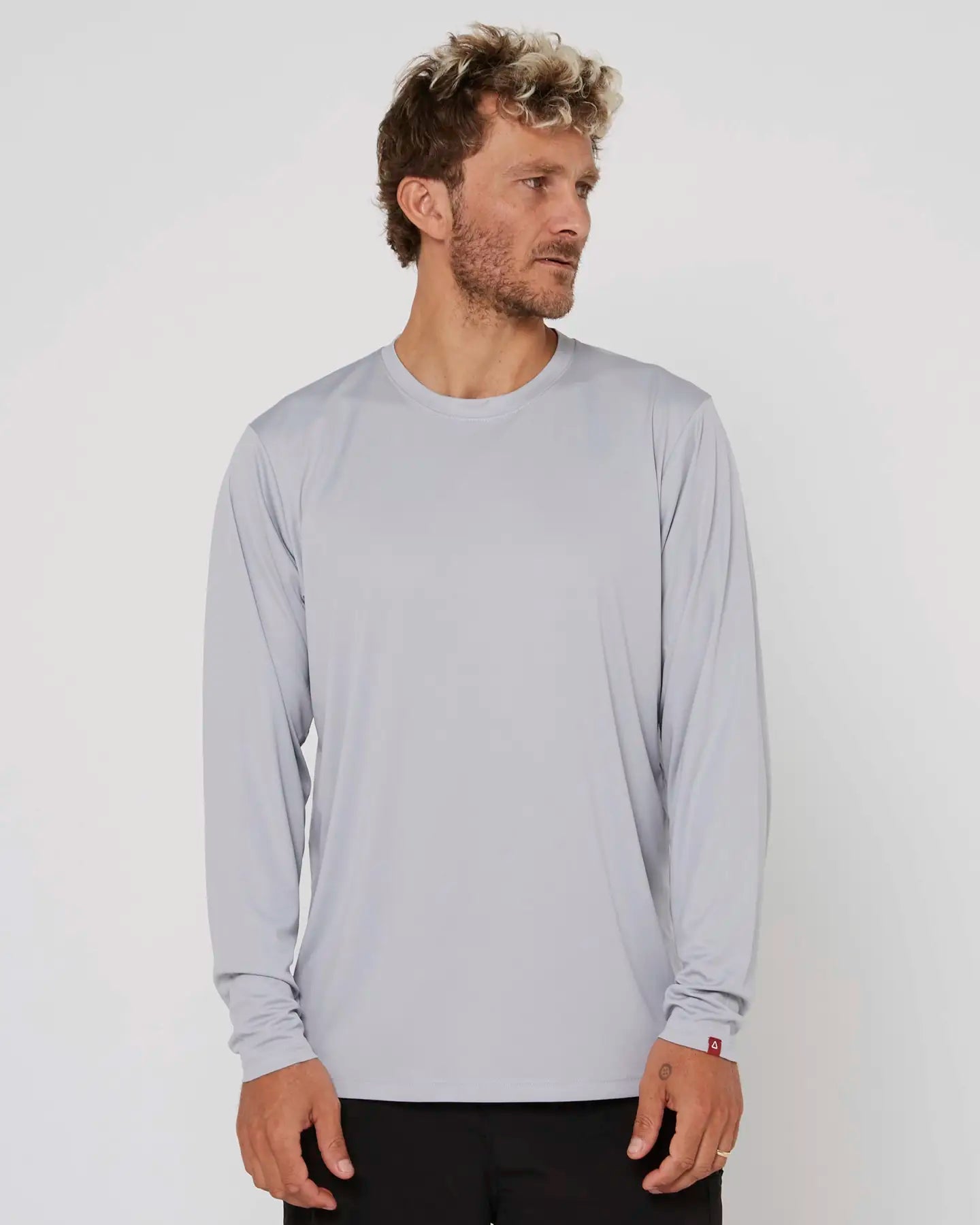 Water Tee L/S - FollowFE04416 - Light Grey - XS