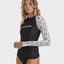 WAVE WATCHER LEILANI LS SSHIRT - Billabong24O033571 - Black/White - XL/14
