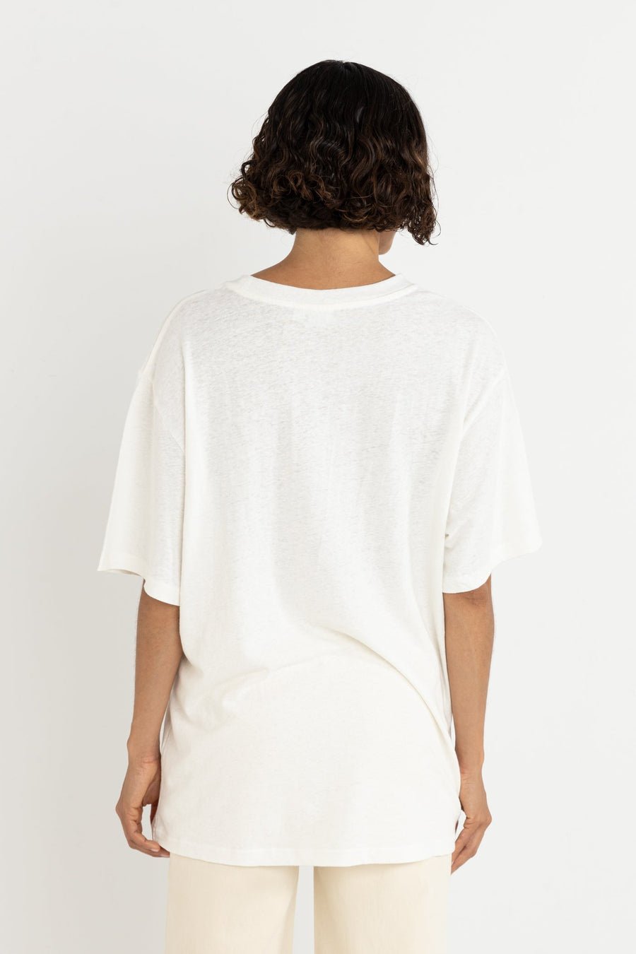 WAVERLY OVERSIZED T - SHIRT - Rhythm0725W - PT06 - VINTAGE WHITE - 6
