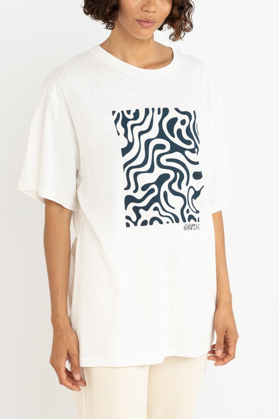 WAVERLY OVERSIZED T - SHIRT - Rhythm0725W - PT06 - VINTAGE WHITE - 6