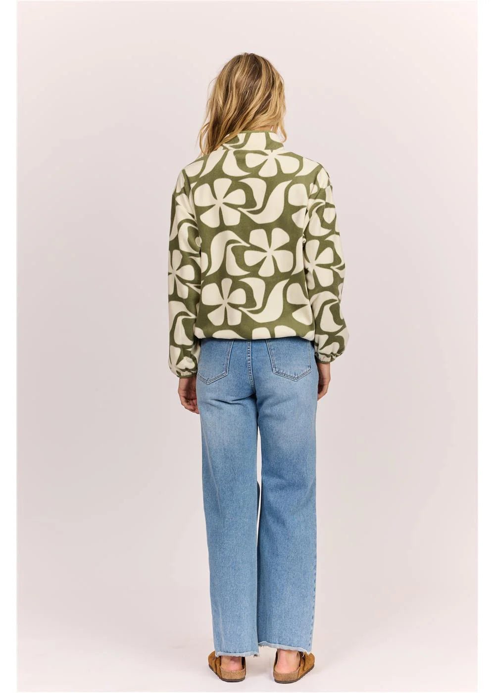 WAVES IN BLOOM FLEECE - SisstrGF11BWAV-RANGER-XS
