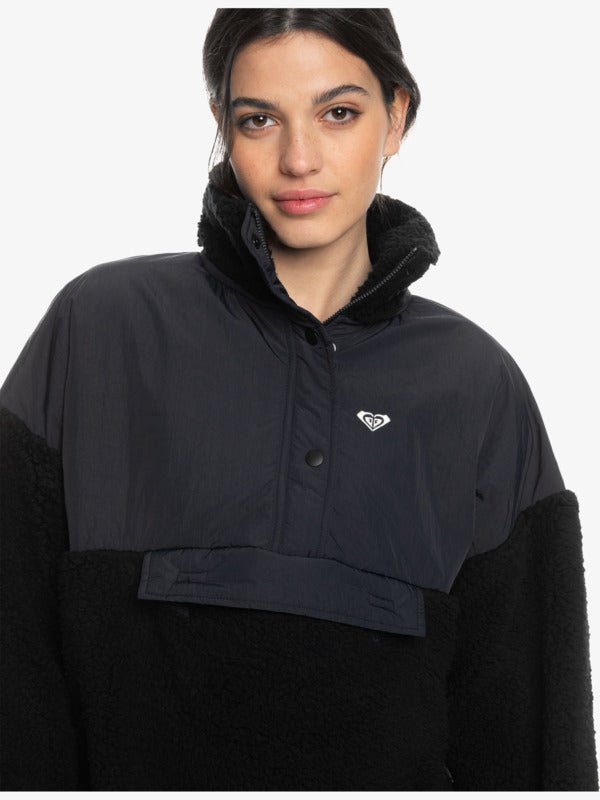 Waves Of Warmth Layered Sherpa - RoxyERJPF03158 - KVJ0 - Anthracite - L