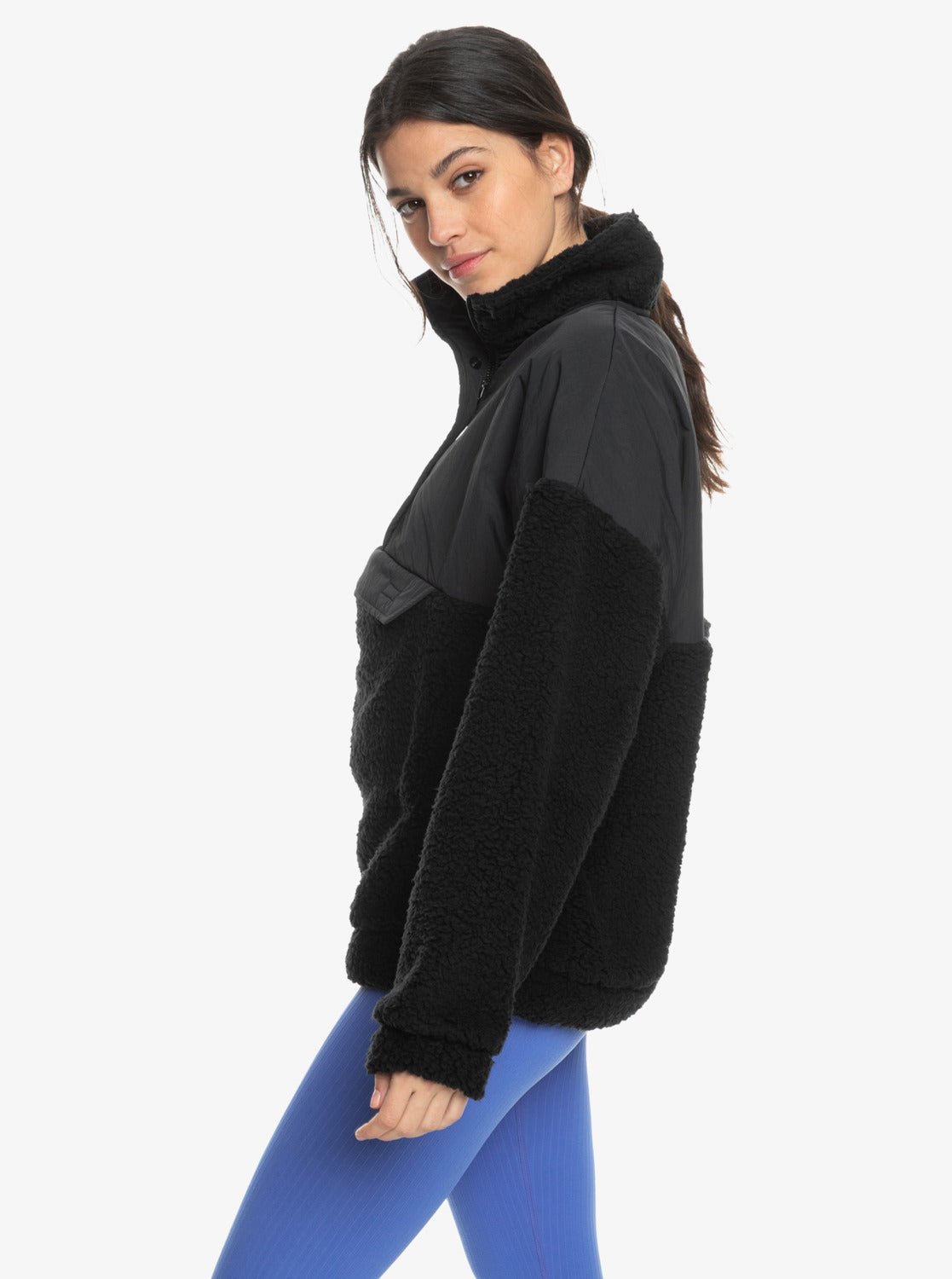 Waves Of Warmth Layered Sherpa - RoxyERJPF03158 - KVJ0 - Anthracite - L