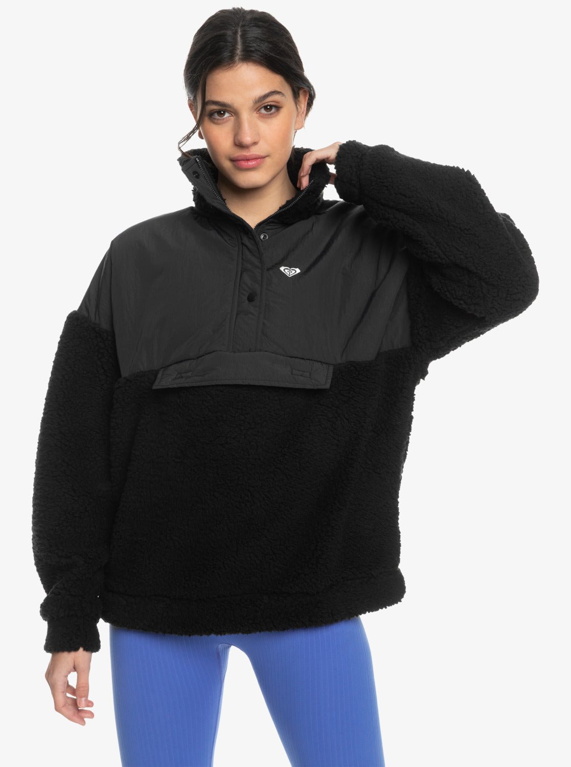 Waves Of Warmth Layered Sherpa - RoxyERJPF03158 - KVJ0 - Anthracite - L