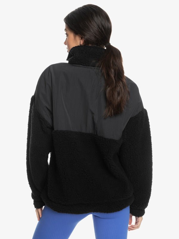 Waves Of Warmth Layered Sherpa - RoxyERJPF03158 - KVJ0 - Anthracite - L