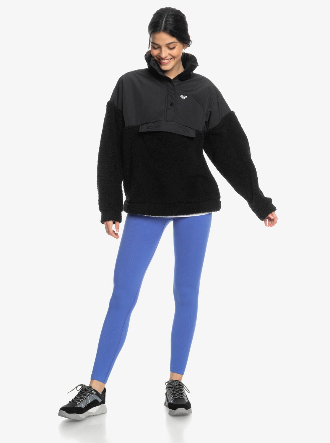 Waves Of Warmth Layered Sherpa - RoxyERJPF03158 - KVJ0 - Anthracite - L