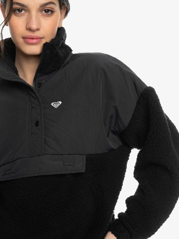 Waves Of Warmth Layered Sherpa - RoxyERJPF03158 - KVJ0 - Anthracite - L