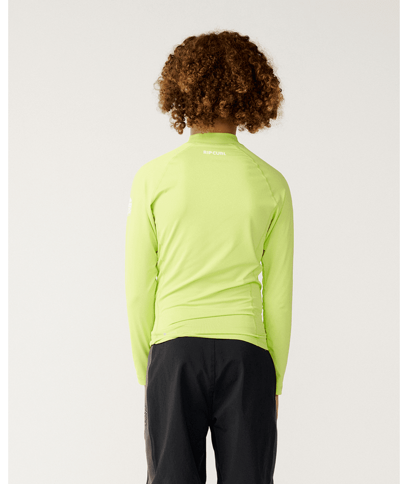 WAVES UPF L/S-BOY -Rip Curl12VBRV-LIME-8
