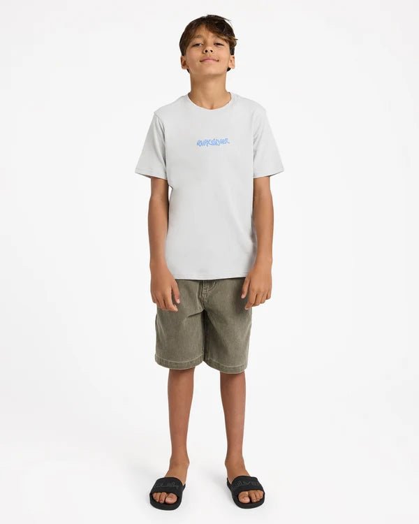 WAX ON SS YOUTH -QuiksilverUQBZT03511-GRAY VIOLET-XS/8