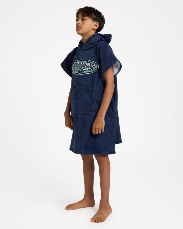 WAXHEADS HOODED TOWEL YTH -QuiksilverUQBAA03027-MOOD INDIGO-1SZ