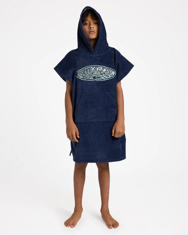 WAXHEADS HOODED TOWEL YTH -QuiksilverUQBAA03027-MOOD INDIGO-1SZ
