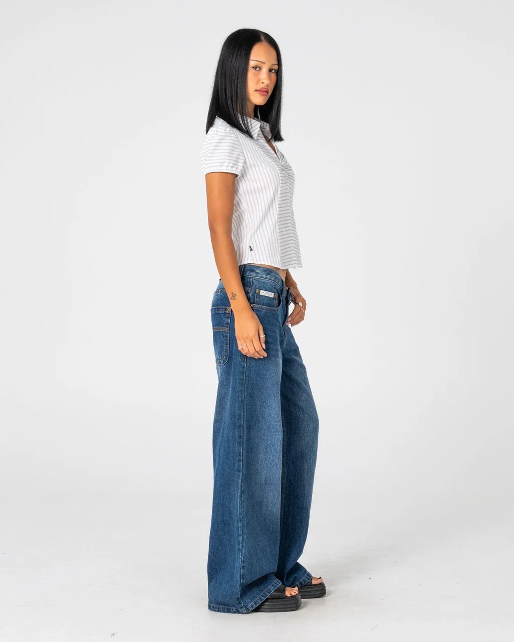 WENDY WIDE LOW RISE DENIM JEAN -RustyPAL1465-BLASTED DEEP SEA BLUE-4