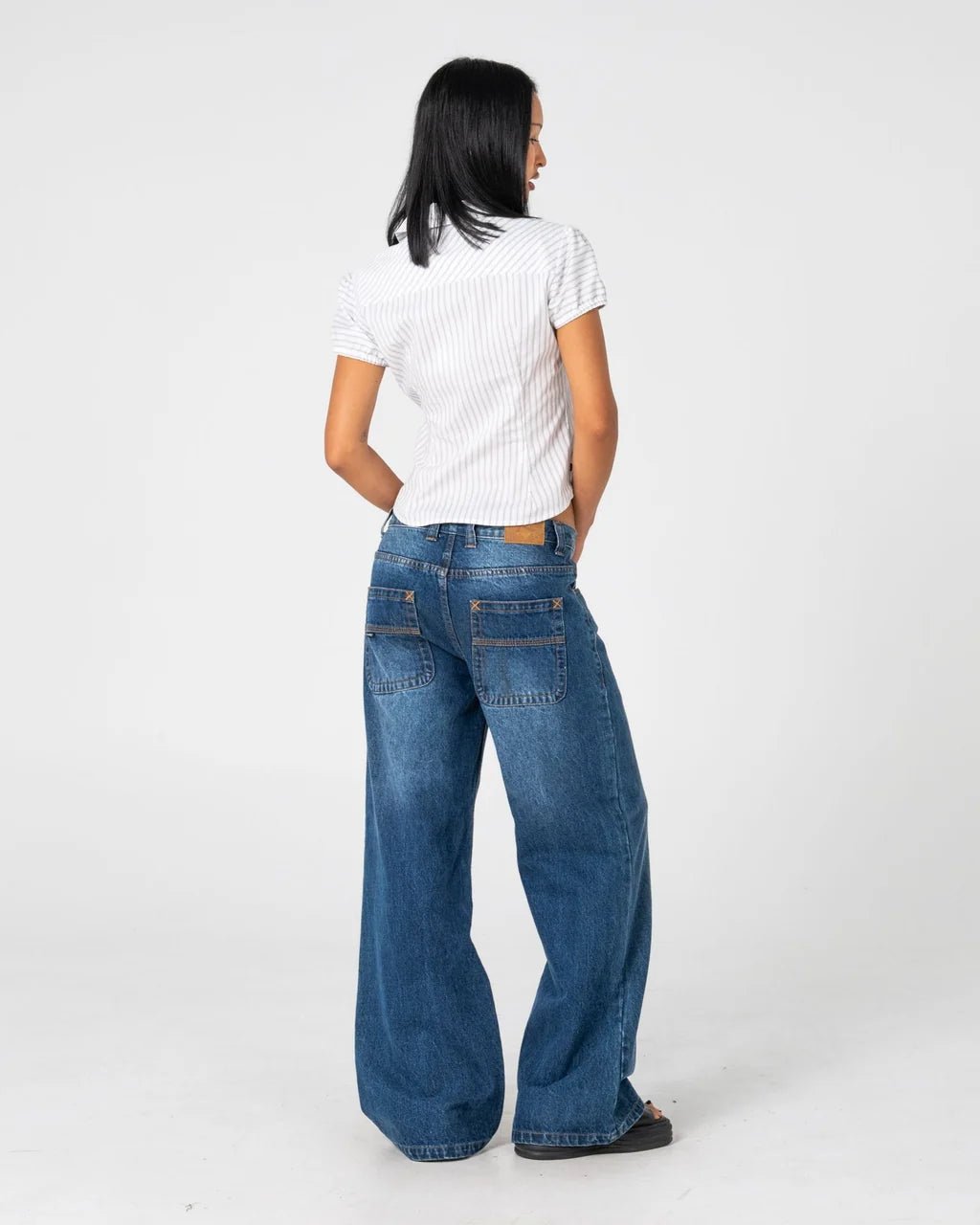 WENDY WIDE LOW RISE DENIM JEAN -RustyPAL1465-BLASTED DEEP SEA BLUE-4