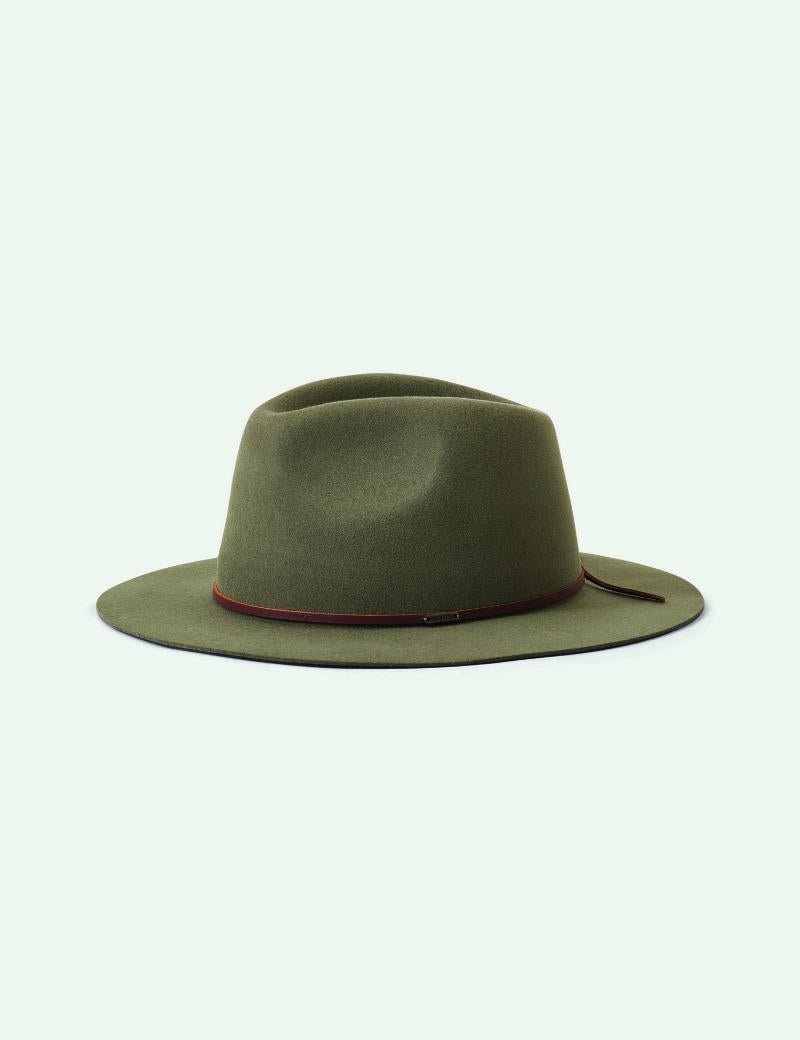 WESLEY FEDORA - Brixton10761-MILITARY OLIVE-XS