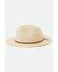 WESLEY STRAW PACKABLE FEDORA - Brixton10823 - TAN - XS