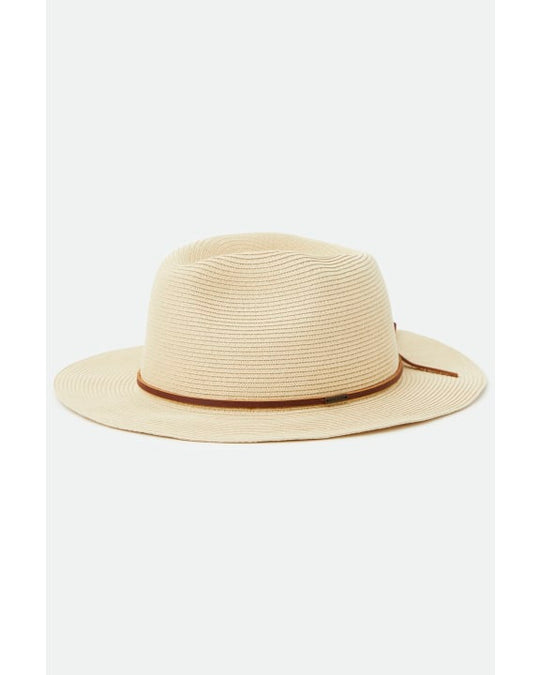 WESLEY STRAW PACKABLE FEDORA
