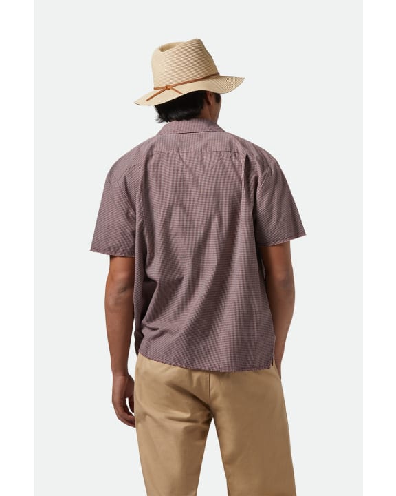 WESLEY STRAW PACKABLE FEDORA - Brixton10823 - TAN - XS