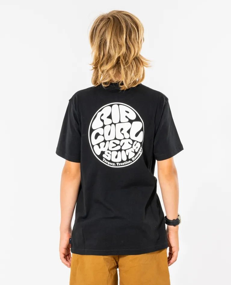 Wetsuit Icon Tee Boy - Rip CurlKTEST9 - 0090 - Black - 10