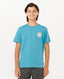 Wetsuit Icon Tee - Kids - Rip Curl049bte - 0150 - Ocean - 10
