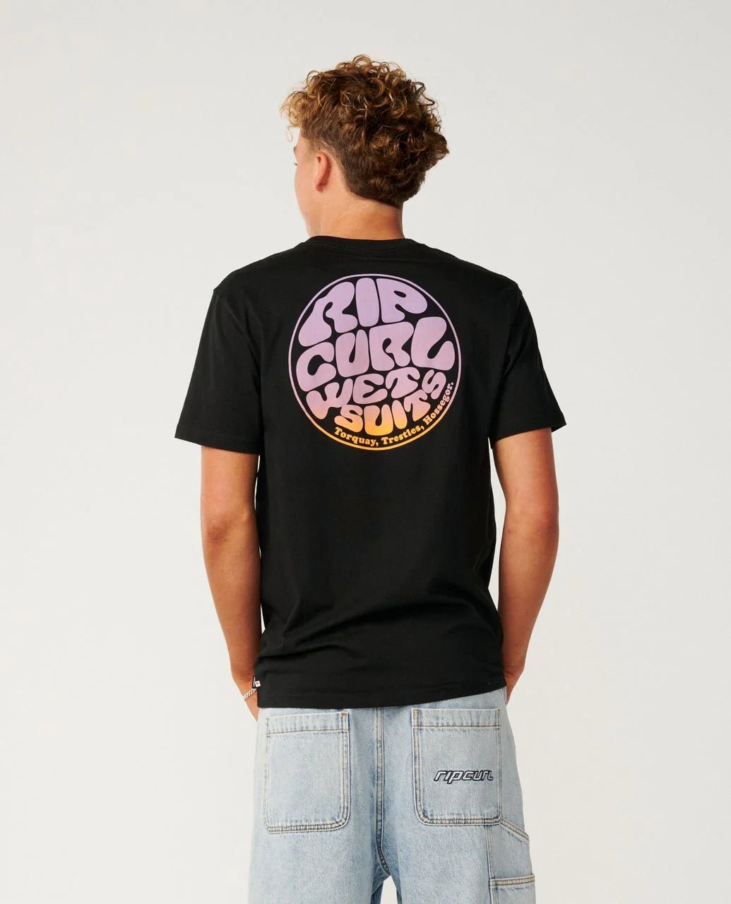 WETTIE PASSAGE ICON TEE -Rip Curl13PMTE-BLACK-S