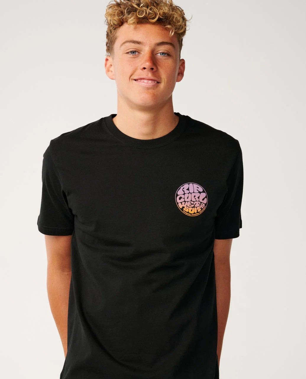 WETTIE PASSAGE ICON TEE -Rip Curl13PMTE-BLACK-S