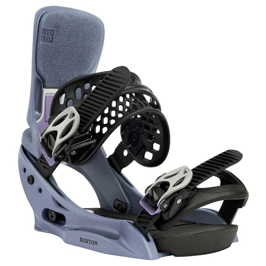 Womens Burton Lexa X EST Snowboard Bindings - Burton Australia22233101400-Blue Grey-M