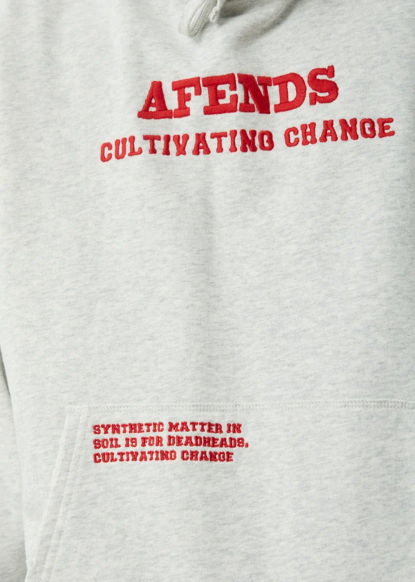 Wonders - Recycled Boxy Pull On Hood - AfendsM261510- Grey Marle-XS