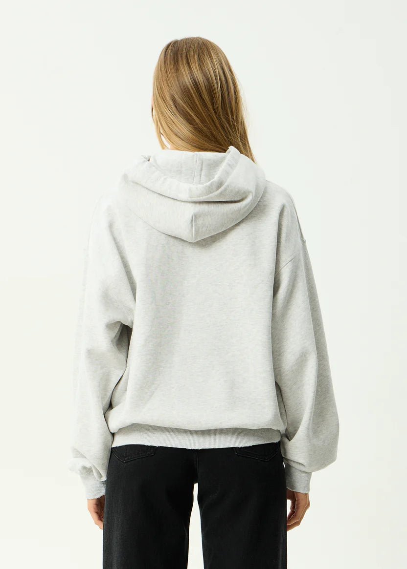 Wonders - Recycled Boxy Pull On Hood - AfendsM261510- Grey Marle-XS