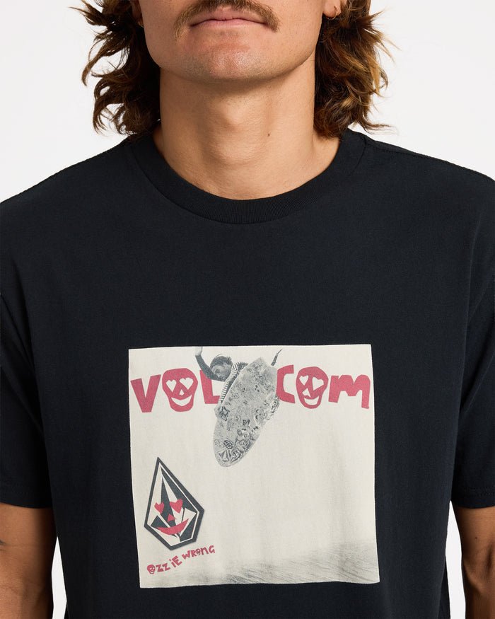 WRIGHT OR WRONG SST -VolcomUCYZT03033-BLACK-S