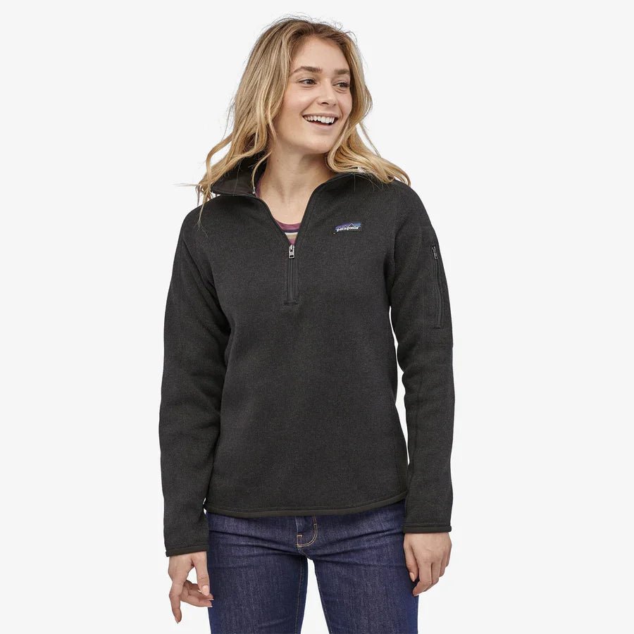 Ws Better Sweater 1/4 Zip - Patagonia25618 - BLK - Black - L