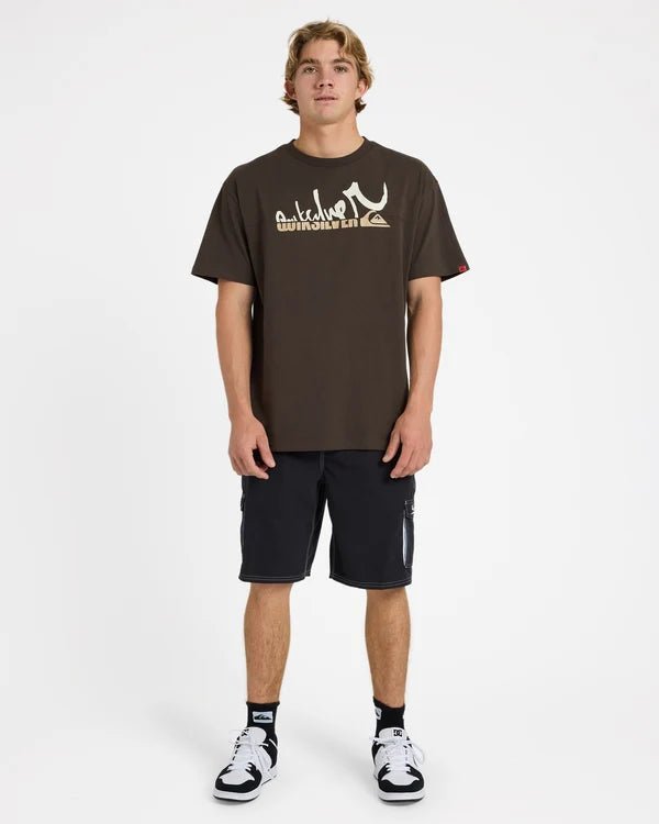 YG SPLICED SS -QuiksilverUQYZT05860-BLACK OLIVE-S