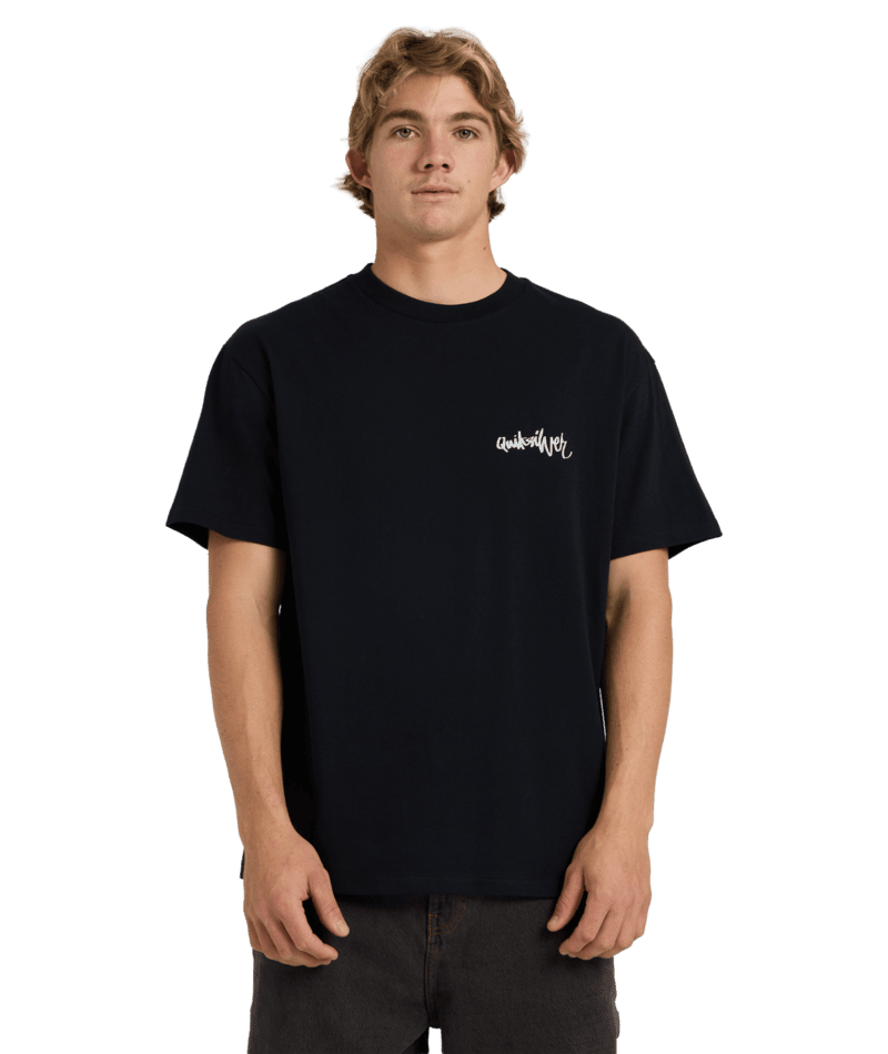 YG SPRAY SS TEE -QuiksilverUQYZT05863-BLACK-S