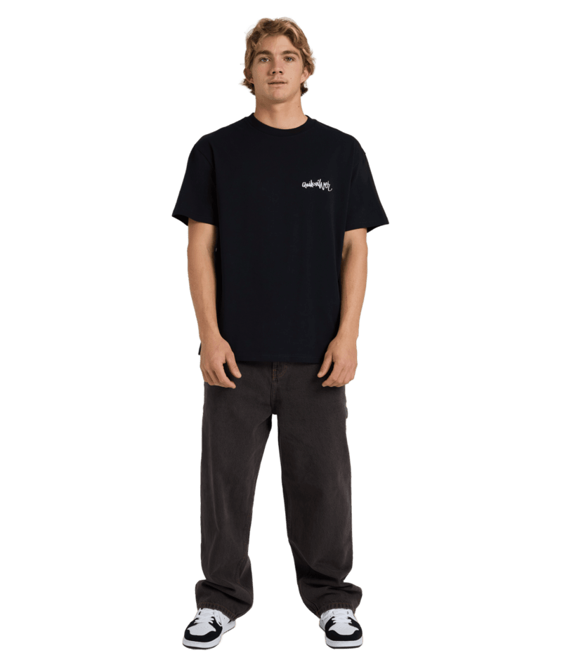 YG SPRAY SS TEE -QuiksilverUQYZT05863-BLACK-S