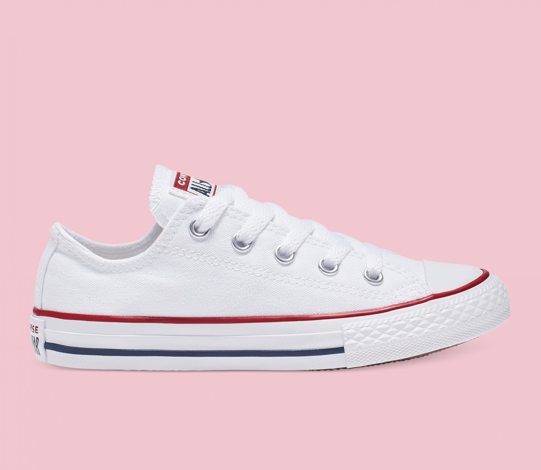 Youth Chuck Taylor Canvas Low White - Converse3J256C - White - 1