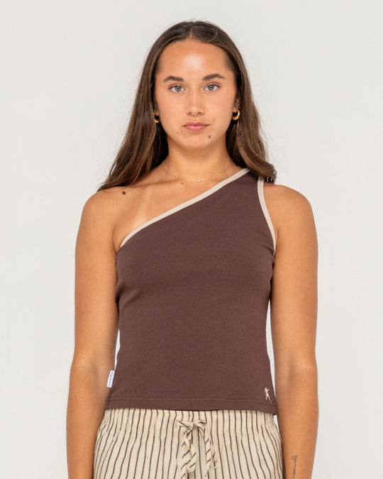 ZOE ONE SHOULDER TANK